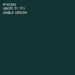#143333 - Gable Green Color Image